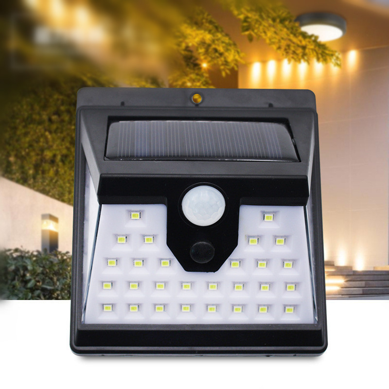 Smart Garden Smart Fence - Slimme zonne-wandlampen met bewegingssensor 3-modi beveiligingsverlichting