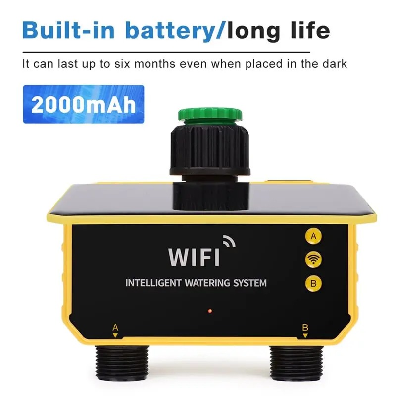 1/2 Uitgangen WIFI Zonne-irrig - Smart Garden Monitoring System recensie en prijs