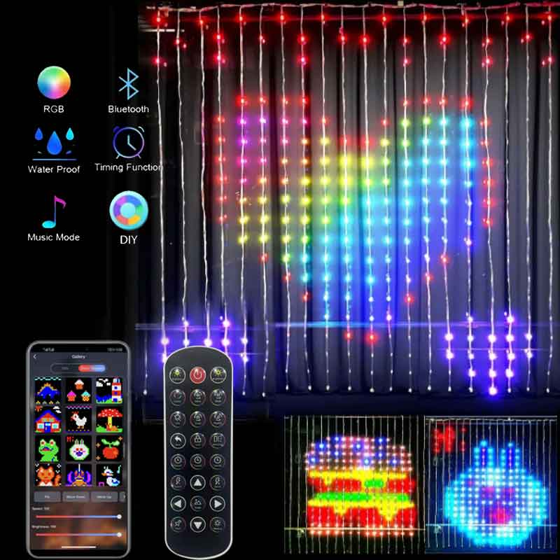 Slimme LED-gordijnverlichting  - Smart Garden Diy recensie en prijs