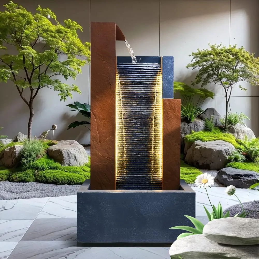 Slimme grote buitenfontein - B - Smart Garden Offices recensie en prijs