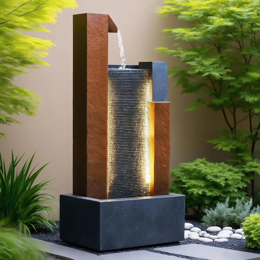 Slimme grote buitenfontein - B - Smart Garden Offices recensie en prijs