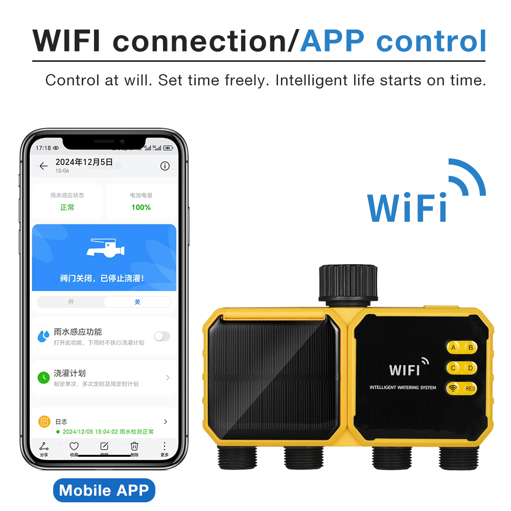 WiFi Solar Irrigatie Timer 1/2 - Smart Garden Monitoring System recensie en prijs